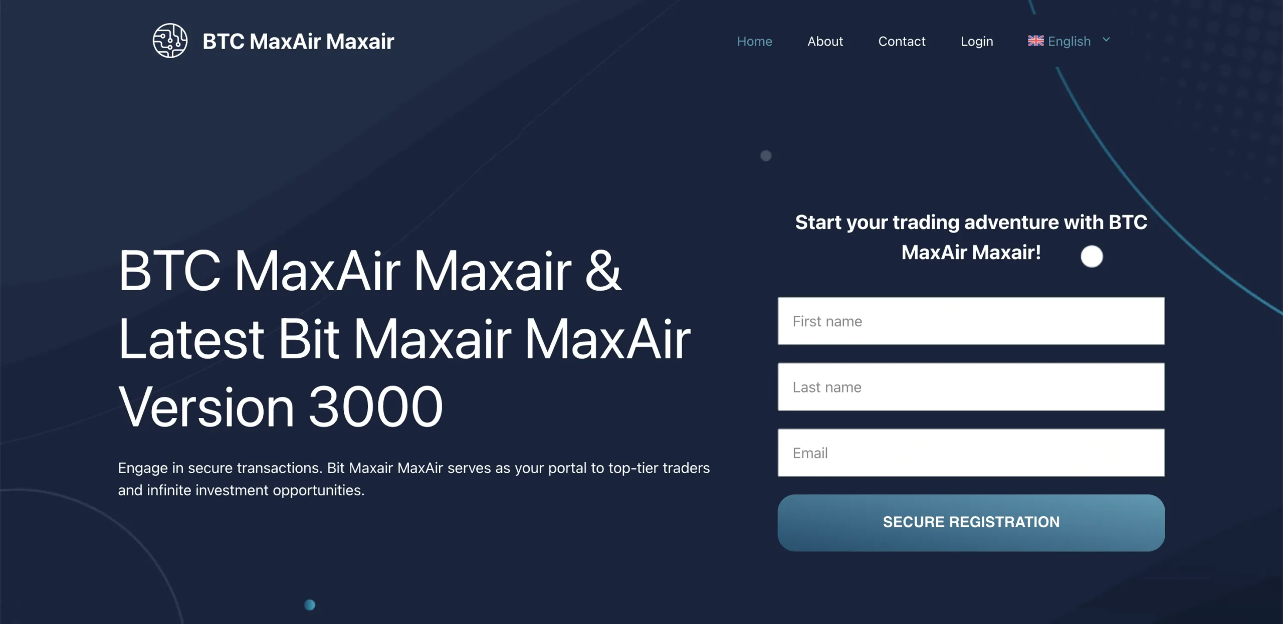 Bitcoin-maxair.com: avis négatif. Attention arnaque!