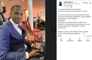 Olali Zigah et son prix d'influenceur.