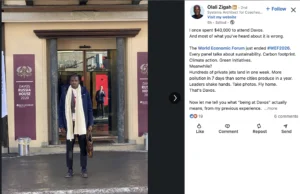 Olali Zigah à Davos