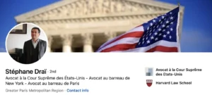 Profil Linkedin public de Stéphane Draï.