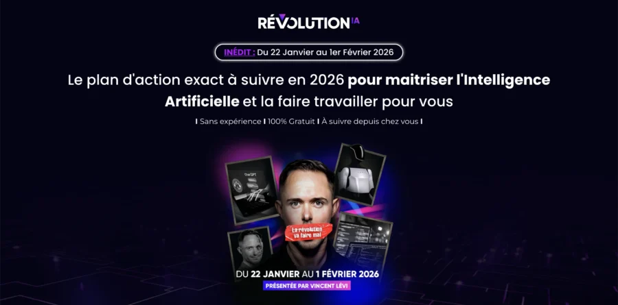 Que valent Revolution-ia.net et Vincent Levi Fahrni? Donnez votre avis sur cet influenceur et coach.