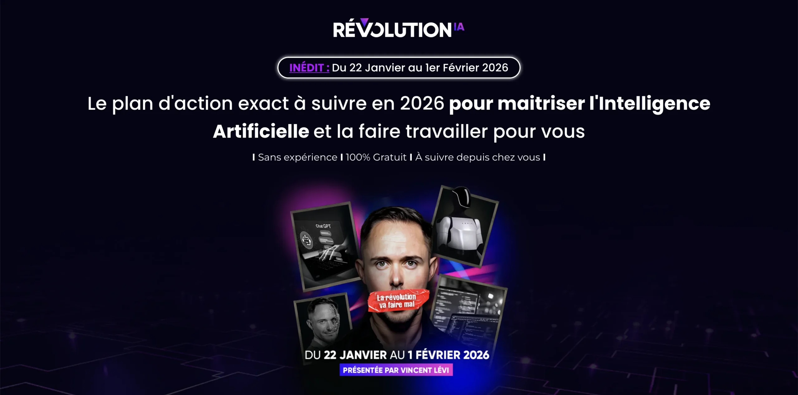 Que valent Revolution-ia.net et Vincent Levi Fahrni? Donnez votre avis sur cet influenceur et coach.