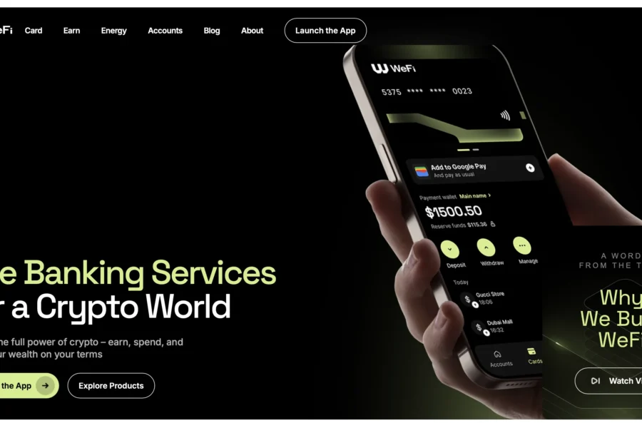 Wefi.co: appel à avis sur cette offre bancaire crypto