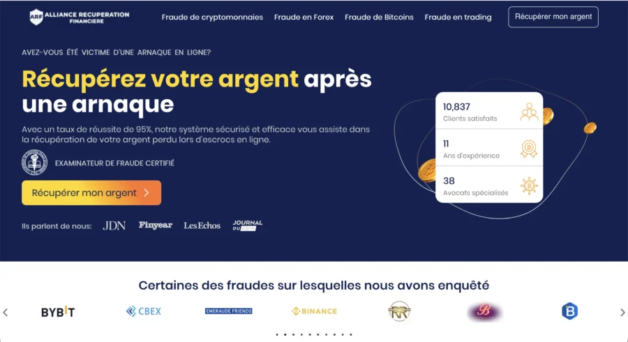 Alliance-recuperation-financiere.com