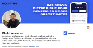 Profil public de Clark Hassan.
