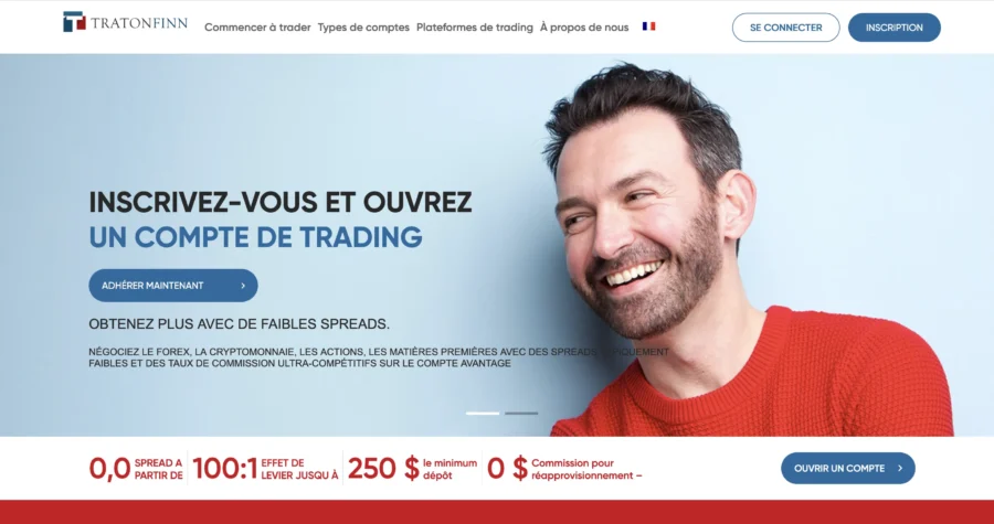 Tratonfinn.com: avis sur cette arnaque au trading