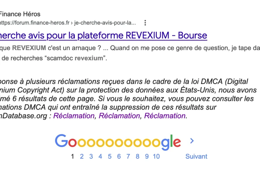 Revexium.com: faux DMCA et manipulation de Tumblr