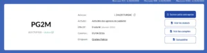 Extrait du registre du commerce et des sociétés.