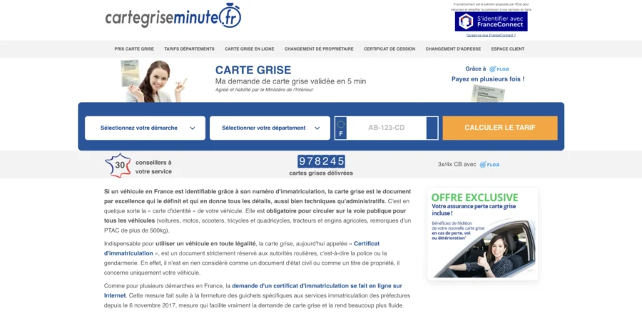 Cartegriseminute.fr