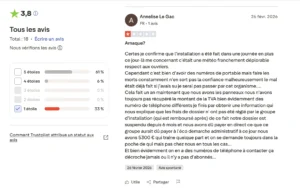 Avis négatif laissé à propos de Groupesolutionecologique.fr.
