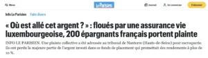 Extrait d'un article de presse.