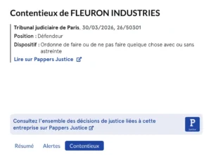 Extrait de Pappers.