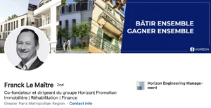 Profil public de Franck Le Maître.