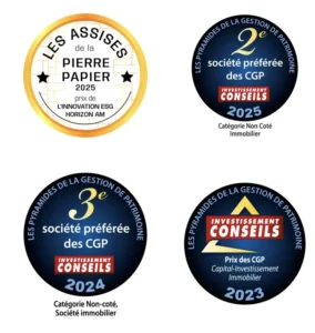Récompenses mises en avant par Horizon sur son site.