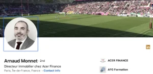 Profil public d'Arnaud Monnet.