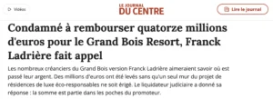 Extrait de la presse locale.