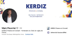 Profil Linkedin public de Marc Peuvrier.
