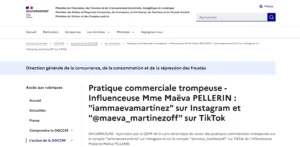 Extrait du site de la DGCCRF.