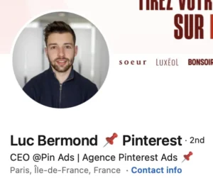 Profil public de Luc Bermond.