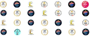 Compilation des différentes récompenses décernées à Paref.