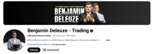 Chaîne Youtube de Benjamin Deleuze.