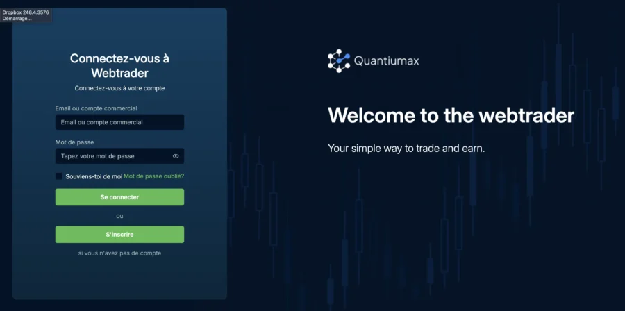 Webtrader.quantiumax.net