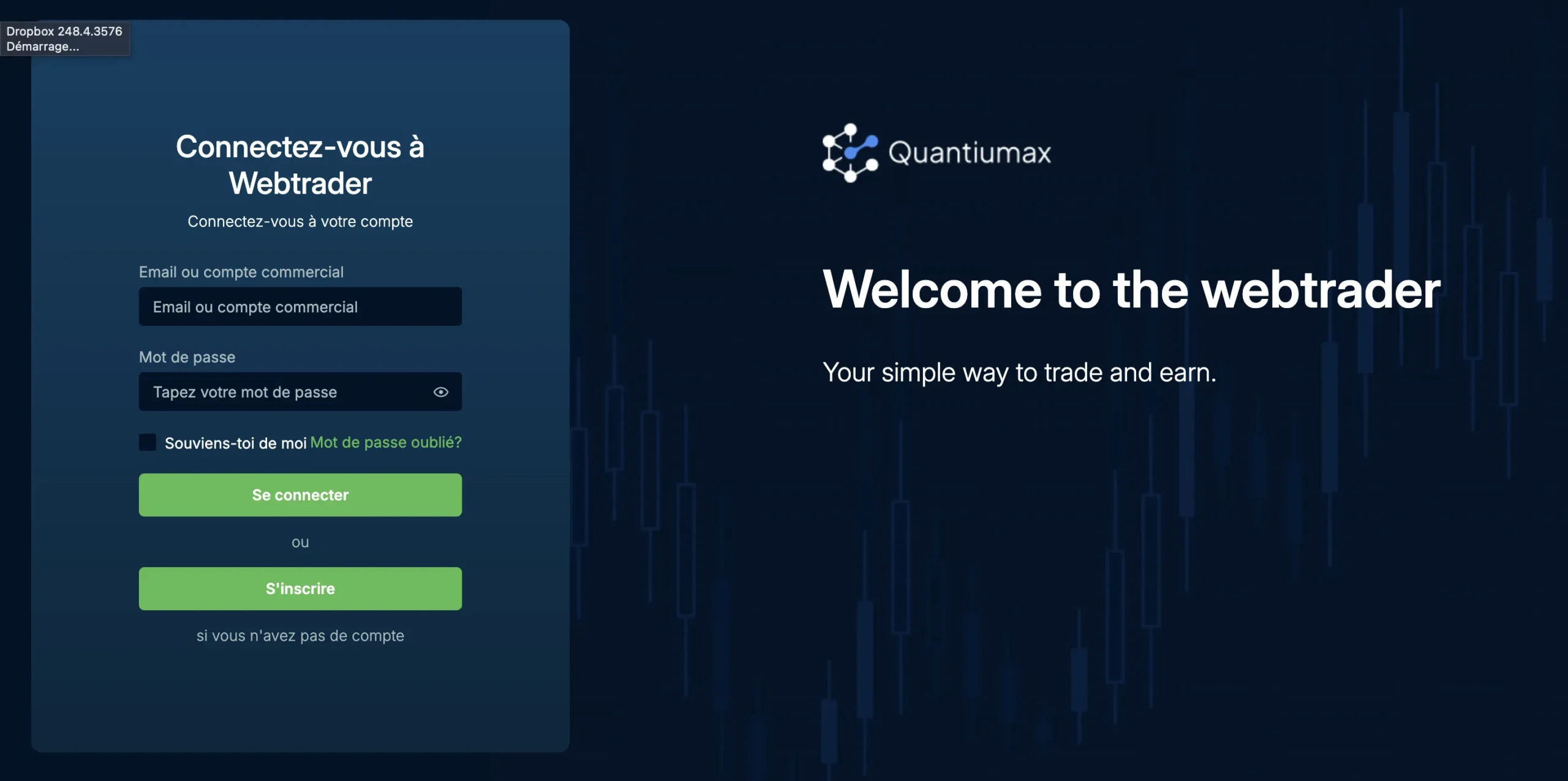 Webtrader.quantiumax.net