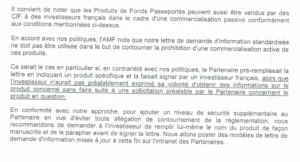 Extrait de la lettre de Thomas Lloyd.