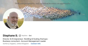 Profil Linkedin public de Stéphane Bounous.