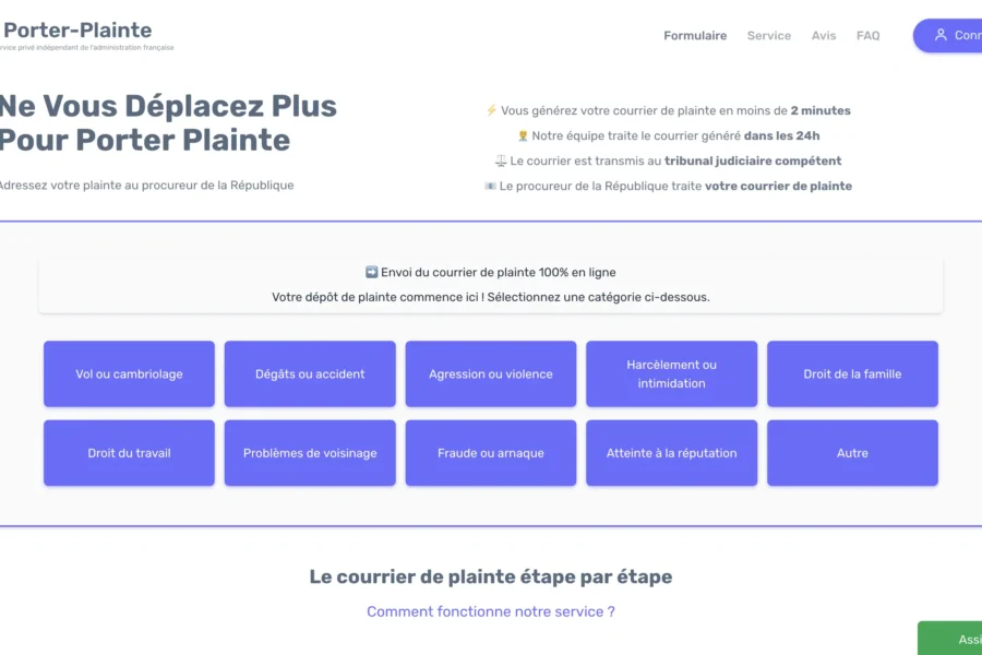Porter-plainte.com