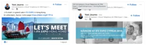 Publications de Yoni Journo sur son profil Linkedin.