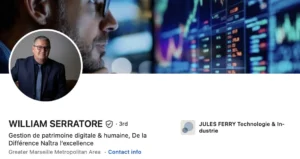 Profil public de William Serratore.