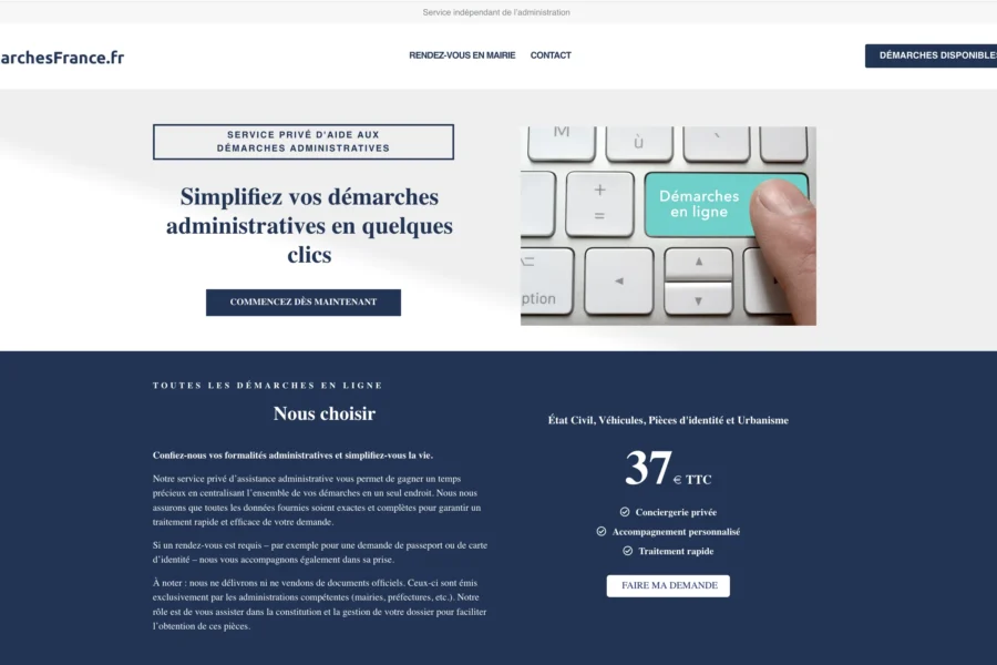 Demarchesfrance.fr