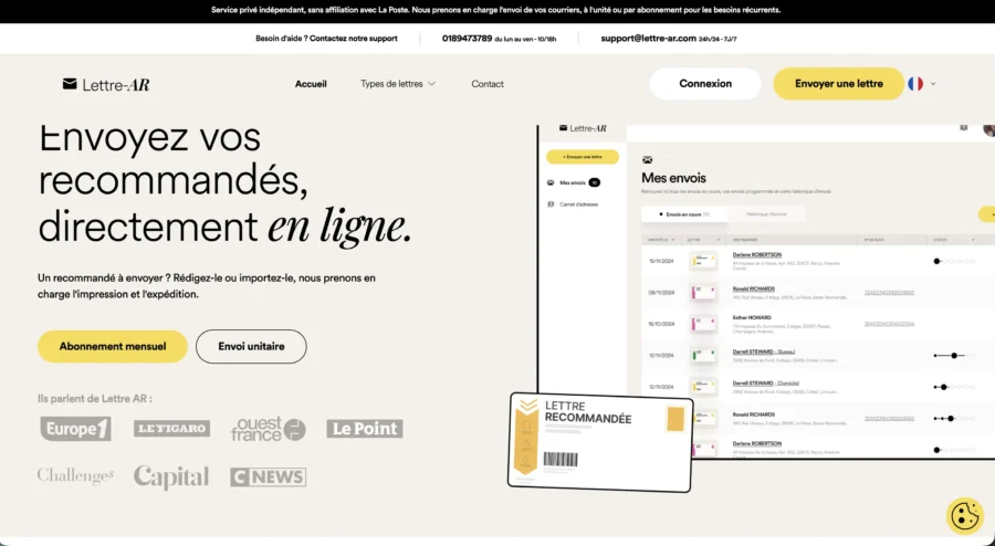 Lettre-ar.com