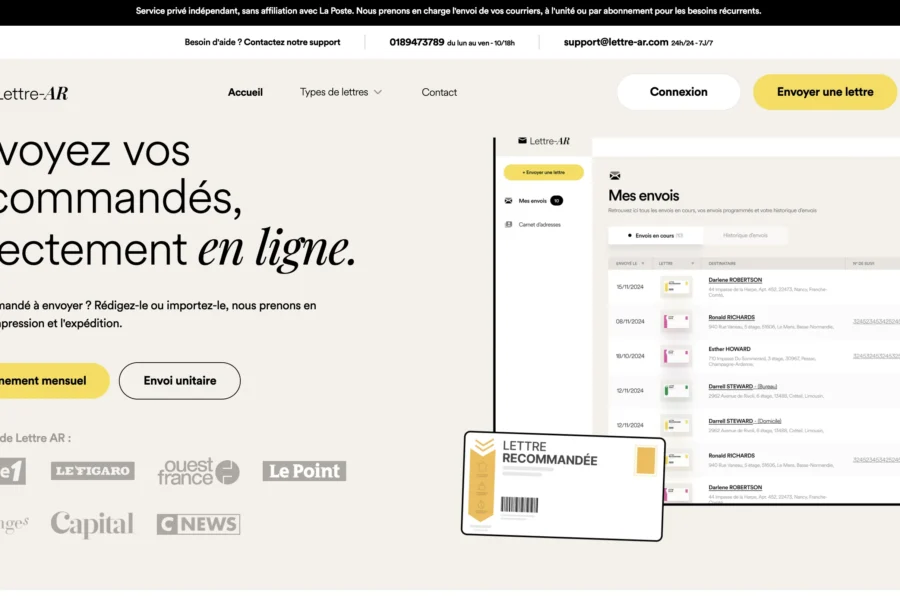 Lettre-ar.com