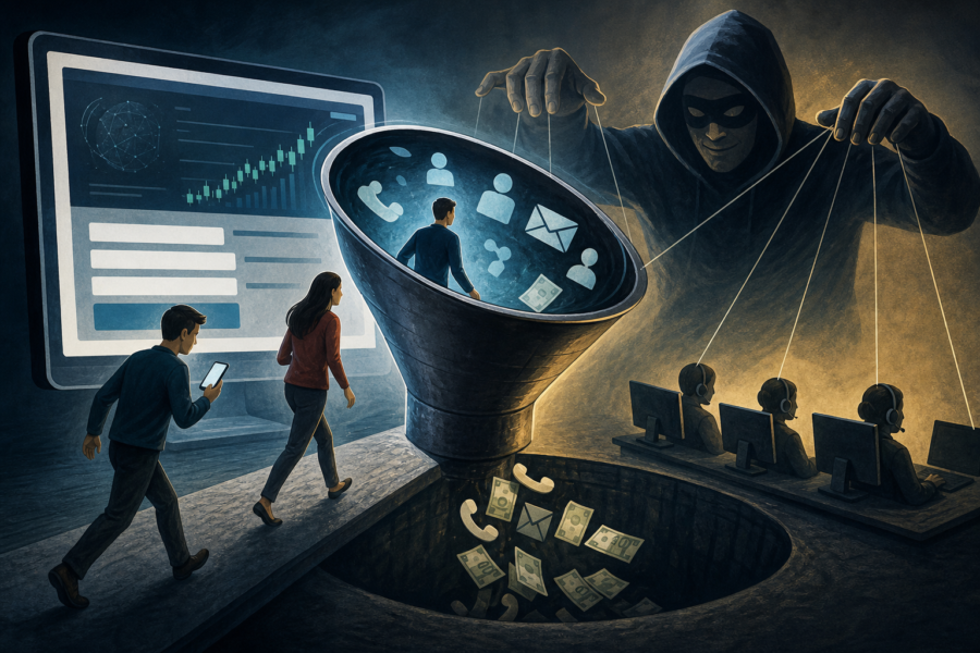 Foret-rendoire.fr : Une fausse plateforme d’analytics crypto servant de tunnel de collecte