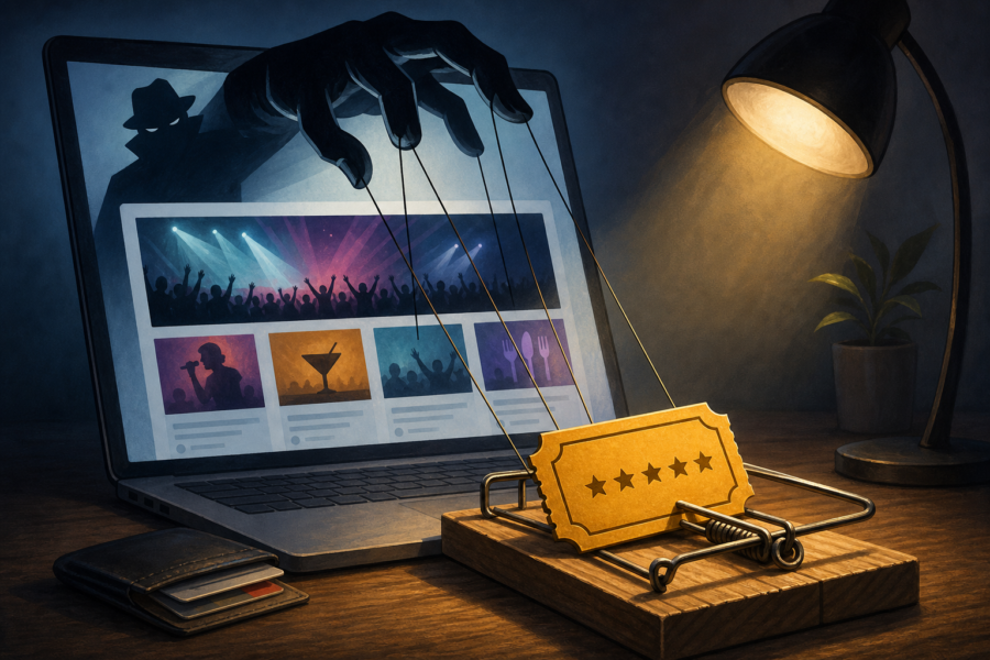 Eventnoire.com : Analyse d’une URL signalée comme douteuse