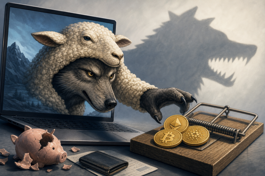 Huntercrypto.com : Une fausse solution de récupération de cryptomonnaies