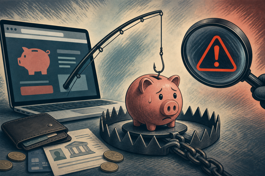 Piggy.ch : Une URL signalée pour arnaque