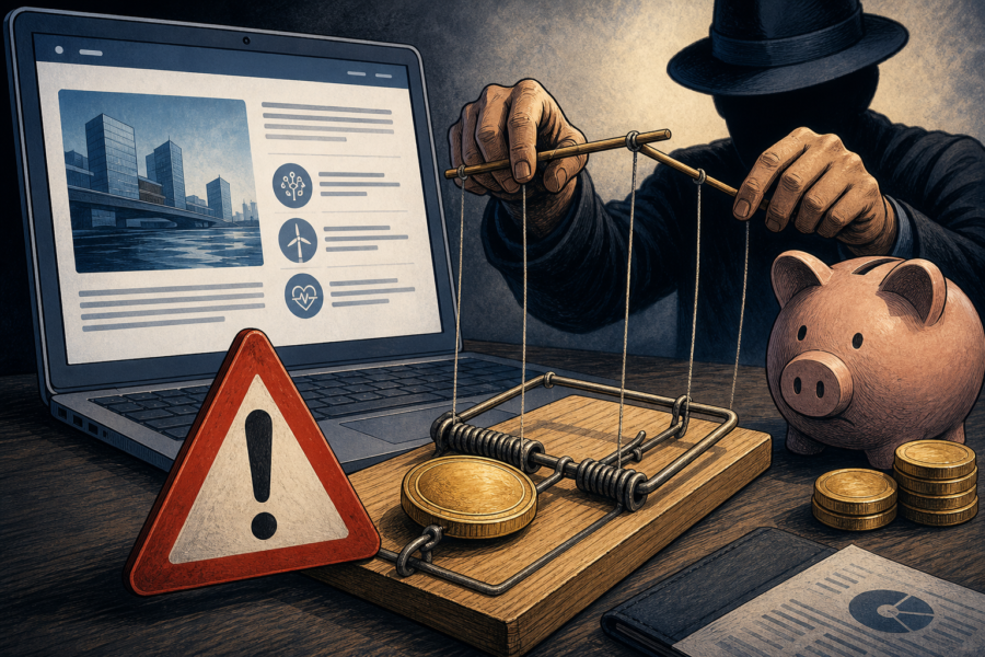 Corneliuscap.com : Alerte sur cette URL inscrite sur la liste noire de la FINMA