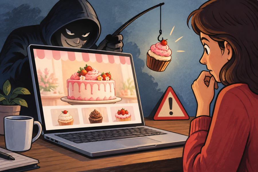 The-carefree-cakery.com : que sait-on de ce site douteux ?