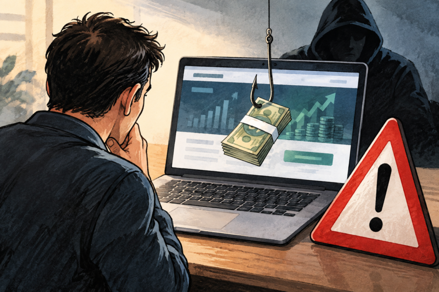 Alerte sur kroi-invest.com/ : une URL inscrite sur la liste noire de la FINMA
