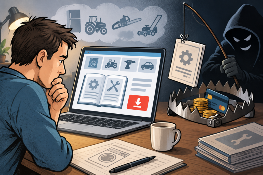 Utiliser-installer-reparer.com : prudence avant de télécharger un manuel