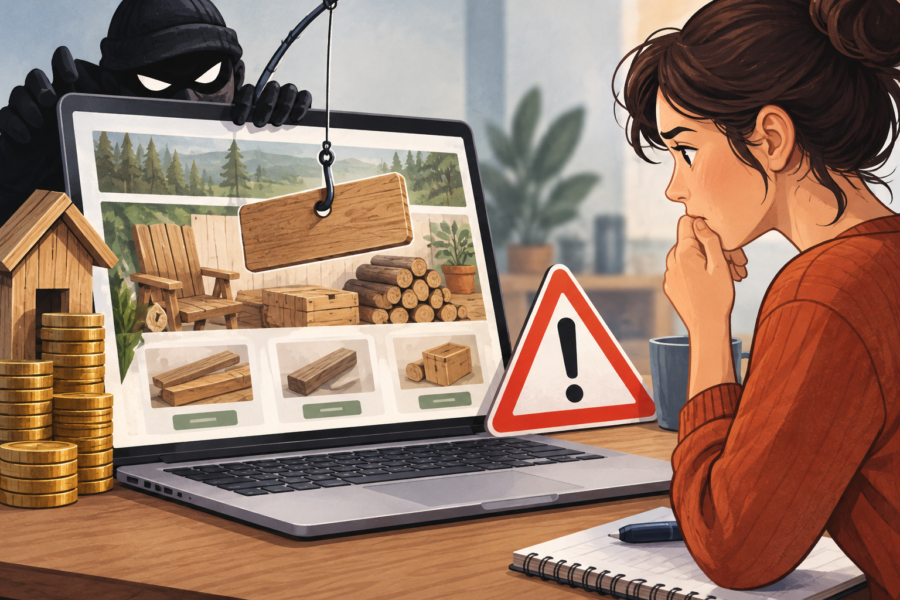 Lafabriquedubois.com : pourquoi rester prudent face à ce site signalé comme douteux