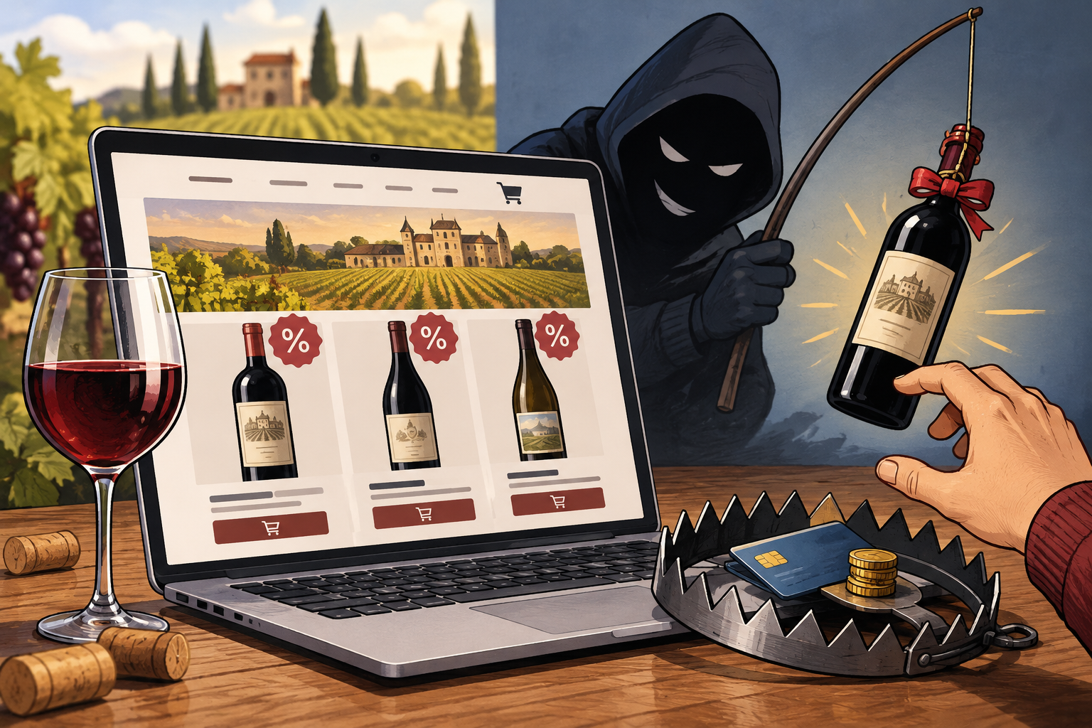 The Wine Watchers : thewinewatchers.com, un site de vente de vins signalé comme douteux