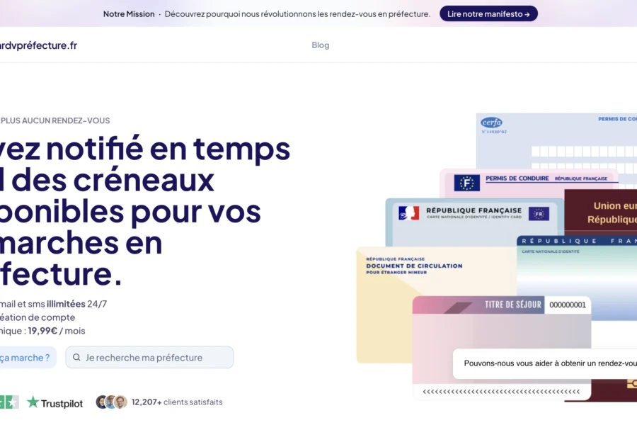 Un en-tête de page affiche "mondemarches-it". Une icône d'alerte accompagne le titre "Soignez-nous" ainsi que le texte "votre profil en temps réel ...".